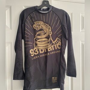 93Brand Rash Guard Men’s Large “ Dont Tread On Me” Long Sleeve BJJ MMA